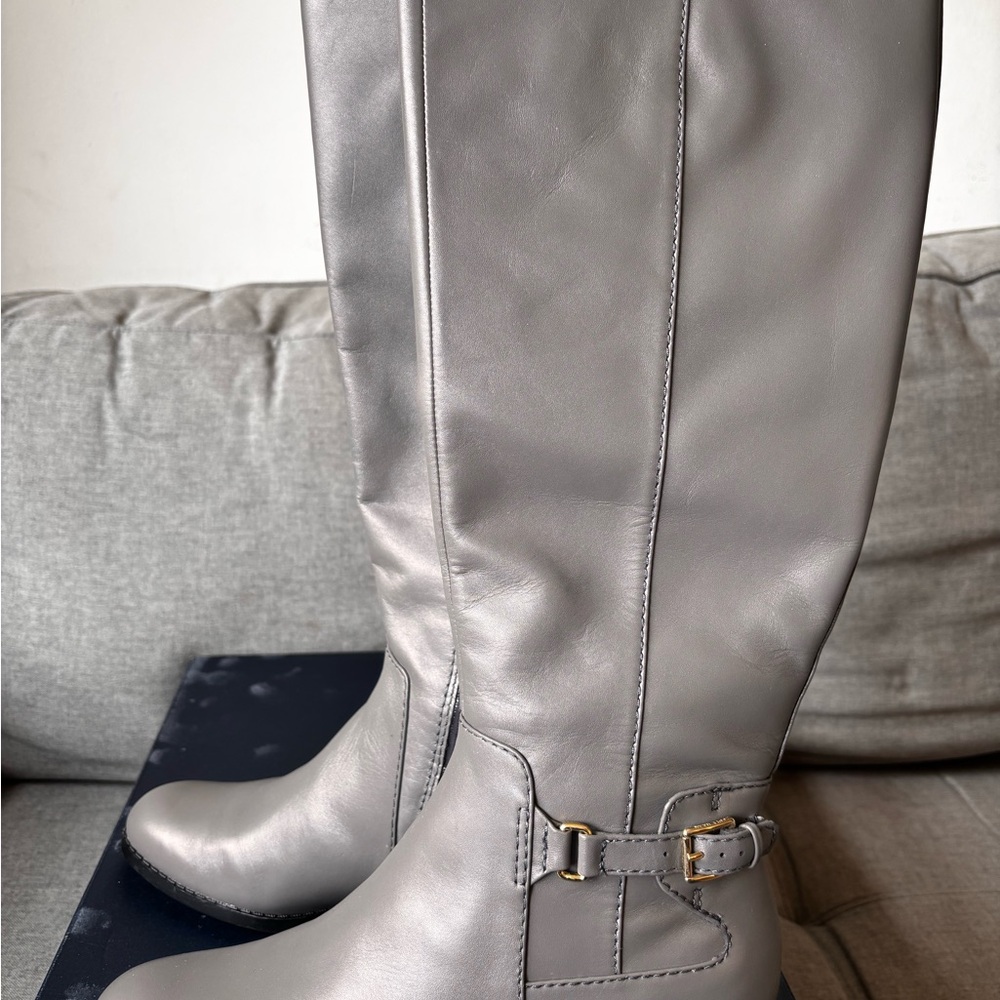 Cole Haan Evren WP Gray Boot Women' Knee-High Boots Size 8